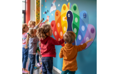 Pauw Emotiewaaier voor aan de wand (groot)