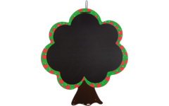 Krijtbord voor buiten bomen, set van 3 stuks