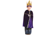 Verkleedkleding koning, 4-7 jaar