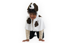 Huisdierencapes, set van 5, Muis, Hond, Kat, Vogel, Konijn