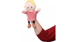 Handpoppen, set van 8