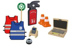 Rollenspel Set “Brandweer & Politie” 9-delig