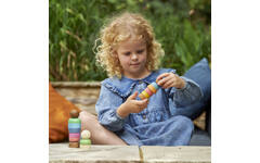 Speelfiguren, regenboog, van hout
