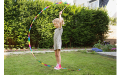 BS | Danslint regenboog 3 meter, houten stok