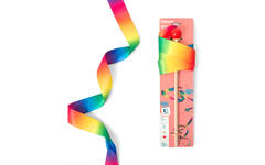 BS | Danslint regenboog 3 meter, houten stok