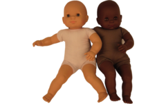Pop zacht Europees zonder haar, 60 cm, Les Pluminis