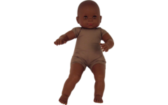 Pop zacht Afrikaans zonder haar, 60 cm, Les Pluminis