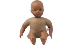 Pop zacht Afrikaans zonder haar, 40 cm, Les Pluminis