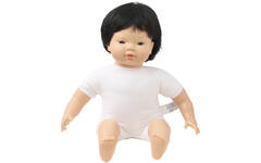 Pop zacht Aziatisch met kort haar, 40 cm, Les Pluminis