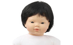 Pop zacht Aziatisch met kort haar, 40 cm, Les Pluminis