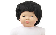 Pop zacht Aziatisch met lang haar, 40 cm, Les Pluminis