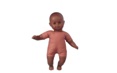 Pop zacht Afrikaans zonder haar, 30 cm, Les Pluminis