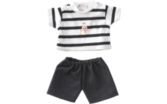 Poppenkleertjes korte broek met shirt 40 cm