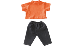 Poppenkleertjes spijkerbroek met t-shirt 40 cm