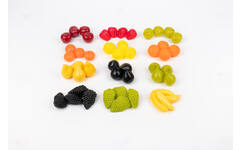 Klein fruit, set van 48