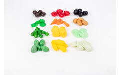 Kleine groenten, set van 48