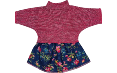 Poppenkleertjes Bloemenrok en T-shirt