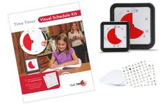 Visual Schedule Kit – Large (set van 5 blanco kaarten en 2 stickervellen)