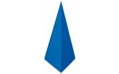 Piramide 3-zijdig 100 x 200 mm
