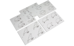 Kopieerkaarten dierenpuzzels