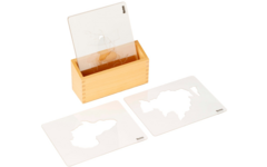 Stencils voor continenten