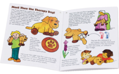 Theo the Therapy Dog, 1 pluche hond