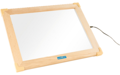 Lichttablet 48 × 38 × 2 cm met beukenhouten frame