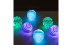 Lichtgevende ballen, 6 stuks