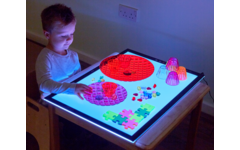 Lichtpaneel met meerdere kleuren licht, A2 formaat