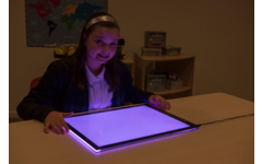 Lichtpaneel met meerdere kleuren licht, A2 formaat
