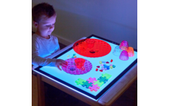 Lichtpaneel met meerdere kleuren licht, A2 formaat