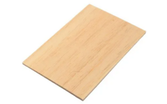 Balsahout 100 x 200 x 2mm, 5 stuks