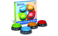 Zoemers met licht en geluid (set van 4)