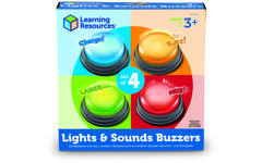 Zoemers met licht en geluid (set van 4)