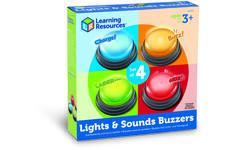 Zoemers met licht en geluid (set van 4)