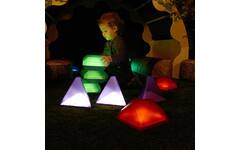 Juwelen lichtgevend, groot, 3 vormen, bundel van 9 stuks