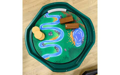 Tuff tray | Interactieve kleine wereld boslandschap