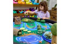 Tuff tray | Interactieve kleine wereld boslandschap