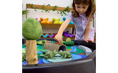 Tuff tray | Interactieve kleine wereld boslandschap