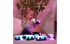Lichtgevende kubussen, sequentie, set van 15 stuks