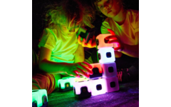 Lichtgevende kubussen, sequentie, set van 15 stuks