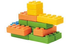 Bouwset - Brikkies - set van 45 assorti