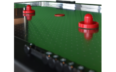 Airhockeytafel Plymouth 7ft + RVS speelveld en 73mm pucks (speelklaar)