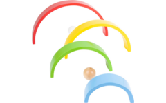 Houten Bouwblokken Regenboog XL, 14dlg.