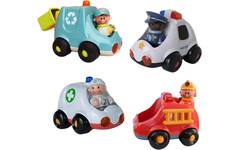 Tolo Bio Toys First Friends - Service Vehicle set - 4 stuks