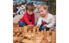 Houten Reuze Stapel en Bouwset