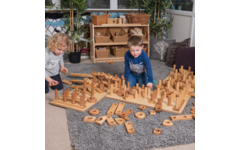 Houten Reuze Stapel en Bouwset