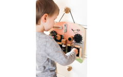 Small Foot - Houten Activiteitenbord Rotatie en Sloten