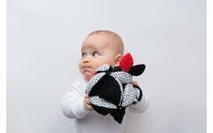 Soft baby toys - Montessori Ball with mirror White