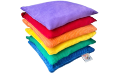 Pittenzakjes sensorisch | regenboog, 6 stuks (past bij Stapelstein)